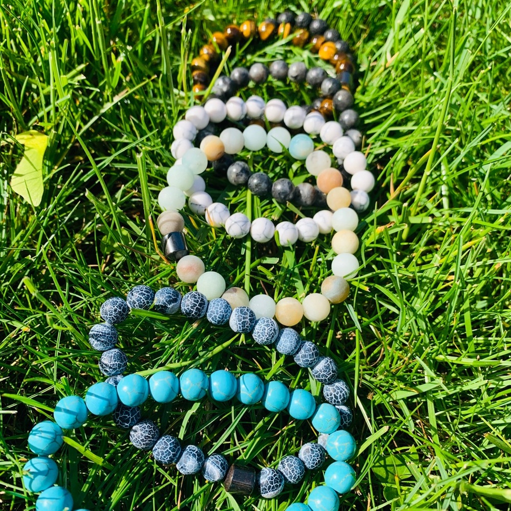 8mm Magnetic Beaded Bracelets - Picture 4 of 6